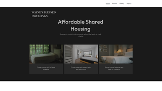 Thumbnail of waynesblesseddwellings.com