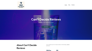 Thumbnail of cantdecidereviews.com
