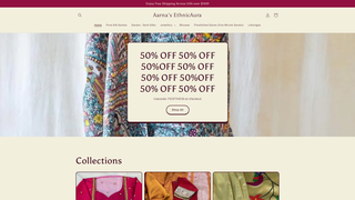 Thumbnail of aarnasethnicaura.com