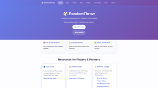 Thumbnail of randomthrow.com