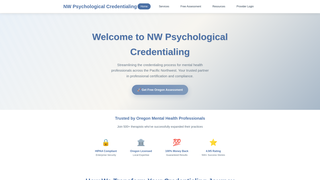 Thumbnail of nwpsychologicalcredentialing.com