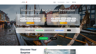Screenshot of travelroulette.app