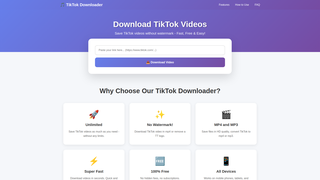 Thumbnail of tiktakedownloader.com