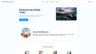 Thumbnail of machexports.com