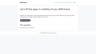 Thumbnail of b2bgaps.com