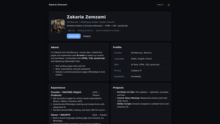 Thumbnail of zakariazemzami.com
