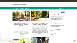 Thumbnail of pureleafcannabisco.com
