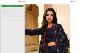 Thumbnail of ghazifabricsofficial.com