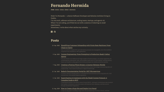 Thumbnail of fernandohermida.com