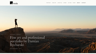 Screenshot of damianrycharski.com