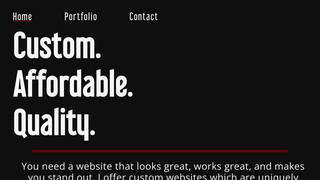 Thumbnail of zakmitchellwebdesign.com