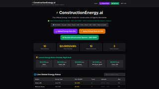 Screenshot of constructionenergy.ai
