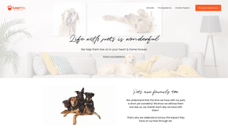 Thumbnail of lovepetsportraits.com