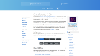 Thumbnail of datatables-cdn.com