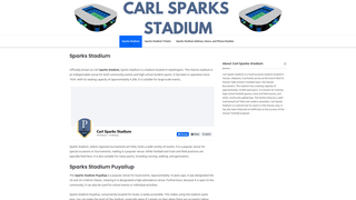 Thumbnail of sparksstadium.com