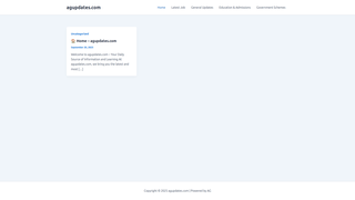 Thumbnail of agupdates.com