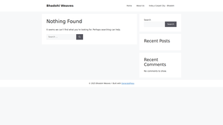 Thumbnail of bhadohiweaves.com
