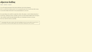 Screenshot of ozdinc.org