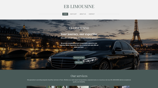 Screenshot of eb-limousine.com