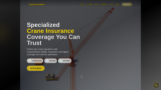 Thumbnail of crane-insurance.com