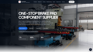 Screenshot of fuxinbrake.com