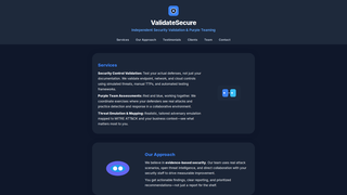 Thumbnail of validatesecure.com