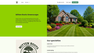 Thumbnail of mittenrootsgreenscape.com