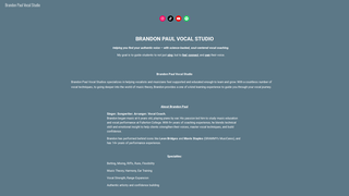 Thumbnail of brandonpaulmusic.com