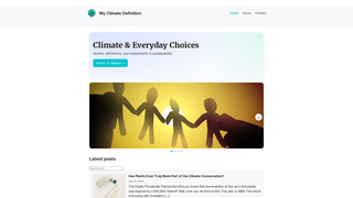 Thumbnail of myclimatedefinition.org