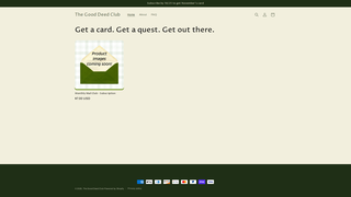 Thumbnail of thegooddeedclub.com