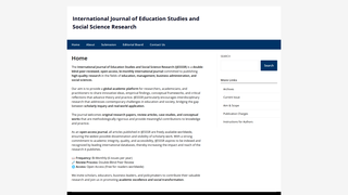 Thumbnail of ijesssr.com