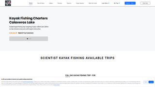 Screenshot of scientistkayakfishing.com
