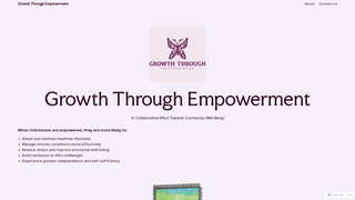 Screenshot of growththroughempowerment.org