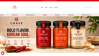 Screenshot of cravegrocer.com