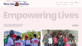 Screenshot of claireheureuse.org