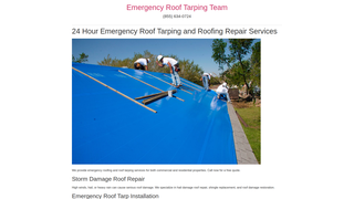 Thumbnail of emergencyrooftarpingteam.com