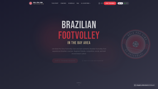 Screenshot of bolapracimafootvolley.com
