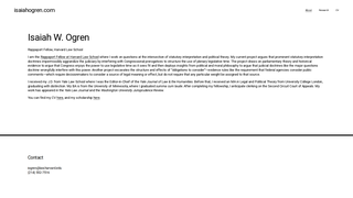 Thumbnail of isaiahogren.com