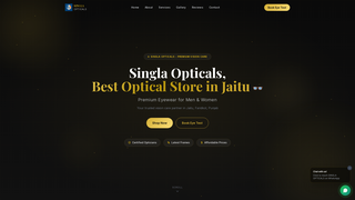 Screenshot of singlaopticals.com