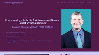 Screenshot of rheumatologycasereview.com