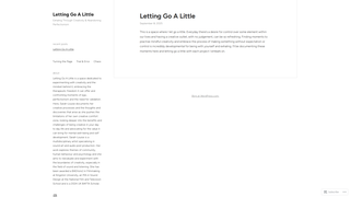 Thumbnail of lettinggoalittle.com