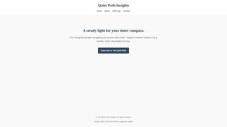 Thumbnail of quietpathinsights.com