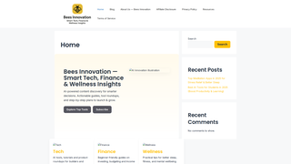 Thumbnail of beesinnovation.com
