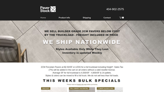 Thumbnail of paverstock.com