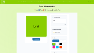 Thumbnail of brat-generators.com