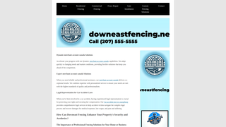 Thumbnail of downeastfencing.net