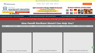 Thumbnail of panditravikantshastri.com
