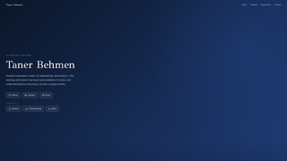 Screenshot of tanerbehmen.com