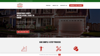 Thumbnail of clearlychristmaslighting.com