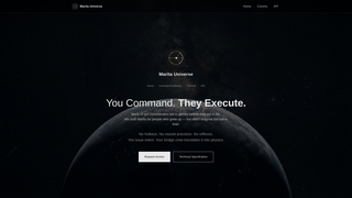 Screenshot of marita-universe.com